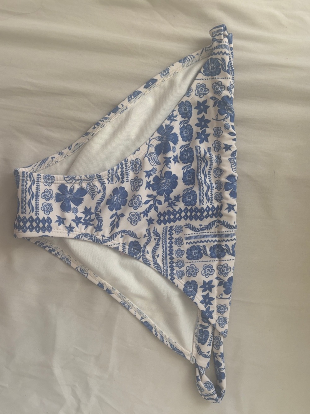 Wild Fable Blue and White Floral Bikini Bottom
